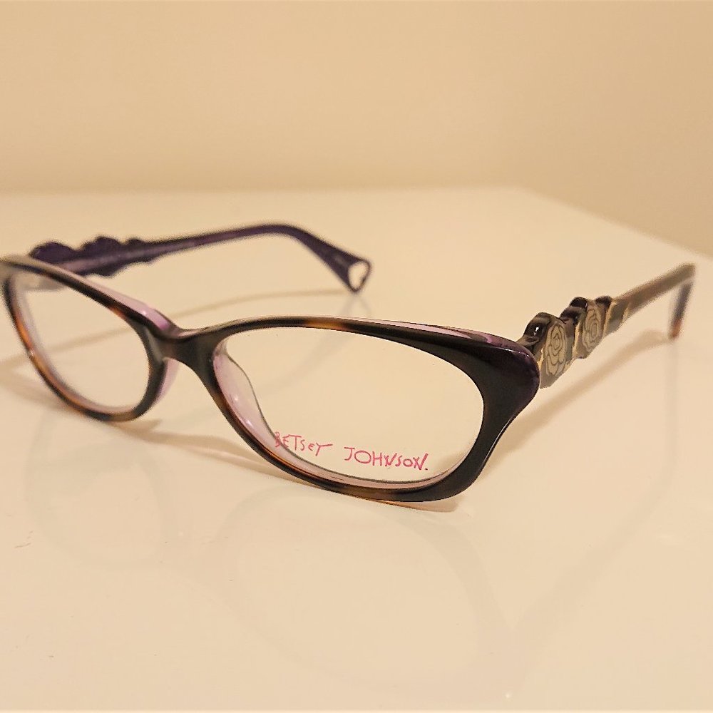 Betsey Johnson Violet Girls Eyeglasses Frame